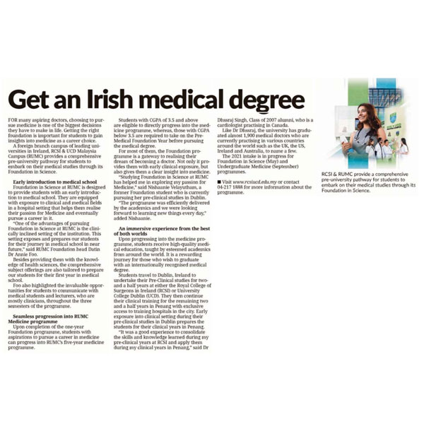 Get an Irish medical degree blog image