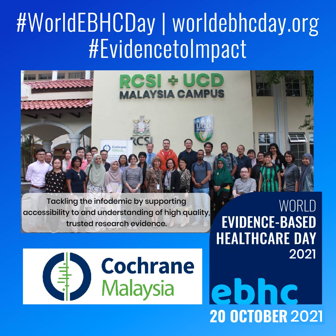 RSCI & UCD Malaysia Campus commemorates Evidence-based Healthcare Day 2021 blog image